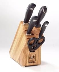 Wusthof Grand Prix II 6-Piece Cutlery Knife Set with Block