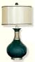 Faux Marble Table Lamp Marble - Green (24")
