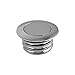 Harddrive 88-95 Harley FLSTC Pop-Up Screw-in Gas Cap - Smooth (Vented) (Chrome)