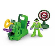  Imaginext DC Super Friends Mini Figure The Riddler with Question Mark Launcher & Target