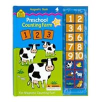 School Zone Preschool Counting Farm Magnetic Book