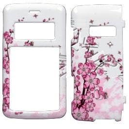 Pink Flowers Design Snap-On Hard Cover Protector Case for Verizon ENV2 VX-9100