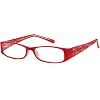 SunopticRD3A Red Reading Glasses - Strength +2.50 Including Pouch