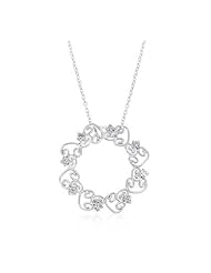 Filigree Hooplet Pendant Necklace