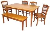 Oak Shaker 6-pc. Dining Set