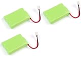 Lot of 3 - HIGH QUALITY GATOR CRUNCH - Cordless Phone Battery for VTech 89-1323-00-00, 27910, 5829, 5839, 5851, 5859, 6725, 6763, 6765, 6772, 6773, 6775, 6783, 6785, 6803, 6807, 6820, 6821, 6861, 6866, 6870, 6872, 6879, 6880, 6882, 6889, 6897, i6717, i6727, i6757, i6767, i6777, i6778, ii678