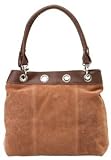 Brown Suede Leather Purse