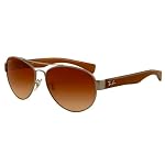Ray-Ban 3491 Sunglasses – Matte Gunmetal / Brown Gradient