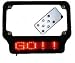 Scrolling LED Motorcycle License Plate Frame