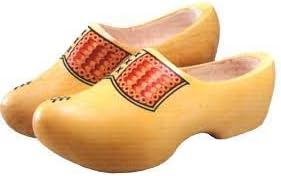 Hollandse Houten Klompen / Wooden Shoes Yellow Farmers (Wooden Shoes Yellow Farmers-13 cm)