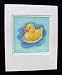 Rubber Ducky Matted Print, 8x10