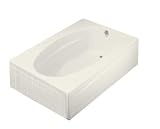 Tub with apron by Kohler - K-1127-R in Biscuit