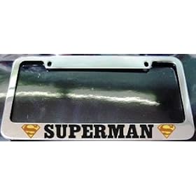 Superman License Plate Frame