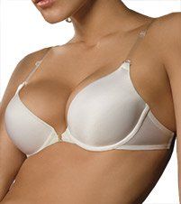 Lily of France Clear Strappies and Back Underwire Bra
