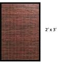 Anji Mountain Bamboo Rug Co. Cobblestone Bamboo Rug 2' x 3'