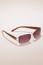Rimless DiamantÃƒÂ© Tinted Sunglasses