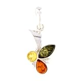Amber Pendant set in .925 Sterling Silver