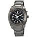 Seiko #SUN007 Men's Kinetic GMT Black Ion Watch