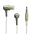 Radius Tru-Tune Ultra-light Aluminum Earbuds W/ Noise Isolation, iPhone Compatible - Matches 3G green nano(Designed in Japan)