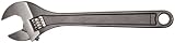 Martin A8T Forged Alloy Steel 1-1/8 Capacity Adjustable Wrench, 8 Overall Length, Industrial Black F