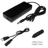 100V-240V (Input), 15V (Output), 5.33A(Output Current), 80W, Replacement Laptop AC Adapter for TOSHIBA Libretto, Portege Series, (Fits selected models only), Compatible Part Numbers: PA2501U, PA3035E, PA3035E-1ACA, PA3035U-1ACA, PA3282U-3ACA, PAACA002