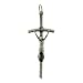 Small Crucifix - Pope John Paul II - Pendant - 1 and 3/4in. Height - IMPORTED FROM ITALY
