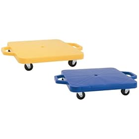 Buy Champion Sports 12in Heavy Duty Plastic Scooter Board with Handles - Set of 12
