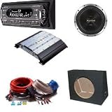 SONY CDX-DAB6650 12 SUB + BOX, LEGACY LA559 AMP PACK + WIRING KIT