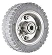 Industrial Grade 2RZJ3 Caster Wheel, 6 In, 200 Lb, Pneumatic