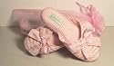 Patricia Green Silk Check Slipper - Pink