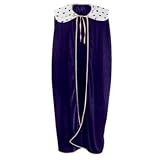 Adult King/Queen Robe (purple) Party Accessory  (1 count) (1/Pkg)