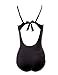 Surenow Women's Pin Up One Piece Halter Slim Swimwear Swimsuit Bathing Suits