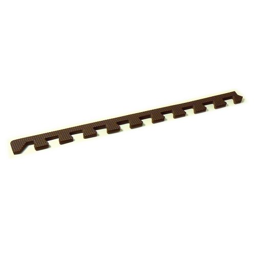ビッグ60cm ジョイントマット用 角付きサイドパーツ ブラウン (A631-BR)