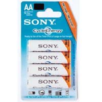 Sony Cycle Energy 2000 mAh Pre-Charged AA Rechargeable Batteries