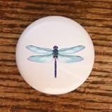 DRAGONFLIES AQUAMARINE DRAGONFLY DRAWER PULLS KNOBS
