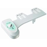 Easy Bidet - Toilet Seat Attachment (Fresh Water Spray, Water Pressure Control, Non Electric, Single Cleaning Nozzle) Included DIY Accessories