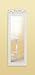 Kitchen & Housewares : Distressed White Wood Mirror