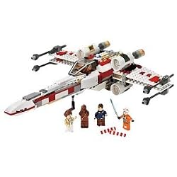 Lego Star Wars X-Wing Fighter with Luke Skywalker , Wedge Antiles , R2-D2 , Princess Leia , Han Solo and Chewbacca Mini Figures