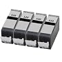 4x Canon Pixma MP560 Black Compatible Printer Ink Cartridges - Fully Chipped, Ready for Use