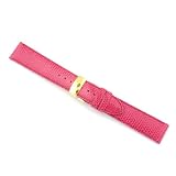 Watch Band Genuine Lizard Fuchsia 22mm