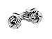 Classic Woven Silver Knot Cufflinks with Presentation Box