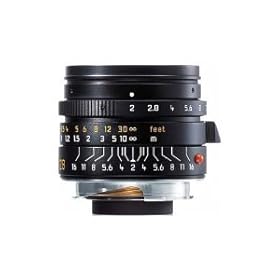 Leica Summicron-m 28mm F/2 Asph Lens- Black