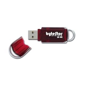 ByteStor High Speed 16GB Dataferry USB Flash Drive - Red
