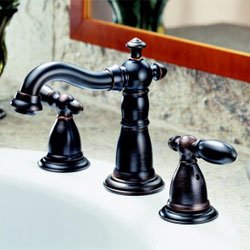Delta Faucet Victorian 8'' Widespread Venetian Bronze Bathroom Sink Faucet by Delta Faucet