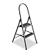 Step Stool, 2-Step, 200lbs Rating, Folds Flat, Steel Steps DADD436102BX