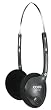 Coby Lightweight Stereo Headphones CVH47 (Black)