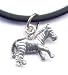 Our zippy Zebra Anklet features a finely detailed, three dimensional sterling silver charm that measures 3/8" x 5/8" on an eleven inch black rubber cord with sterling silver clasp. This cool critter is UNBOXED. Ships within 24 hours direct from O Joy Jewelry with the exceptions of weekends and holidays. Please see our Storefront for other options. **Countries outside of the United States, please contact us before placing an order to assure availability and compliance with postal regulations.**
