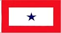 Blue 1 Star Service "Son In Service" MILITARY Flag - 3 foot by 5 foot Polyester (NEW)