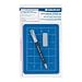 (Price/EA)Cutting Mat Set,W/Art Knife & Extra Blades,3mm Thick,5x7