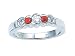 0.50 cts Genuine Ruby Band - Platinum, 14kt White or Yellow Gold FREE GIFT BAG!